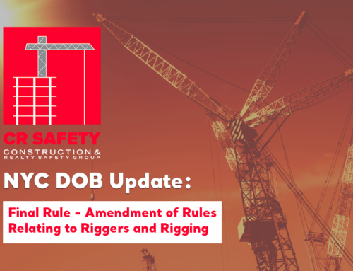NYC DOB: Final Rule – Amendment of Rules Relating to Riggers and Rigging
